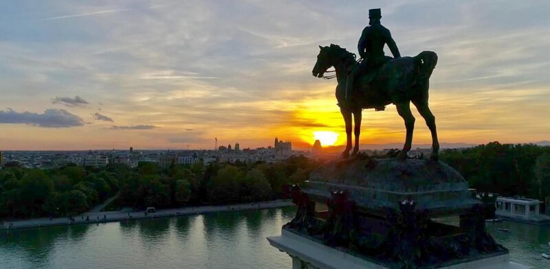 Retiro-Park in Madrid. – Bild: 3sat