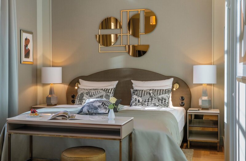 Renoviertes Hotelzimmer Taschenbergpalais. – Bild: ZDF und MDR/​Kempinski Hotels/​Luttenberge