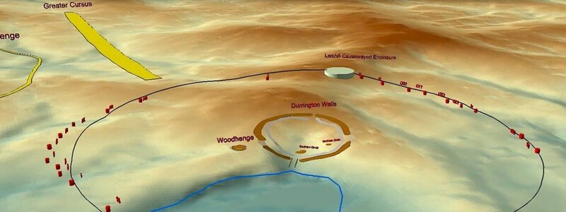 Im Rahmen eines internationalen Forschungsprojekts wurden vor Kurzem in der Nähe von Stonehenge neue großangelegte prähistorische Bauten entdeckt. – Bild: ZDF und getty images/​room