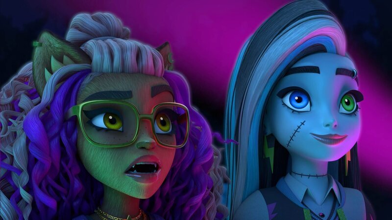 v.li.: Clawdeen Wolf, Frankie Stein – Bild: Paramount