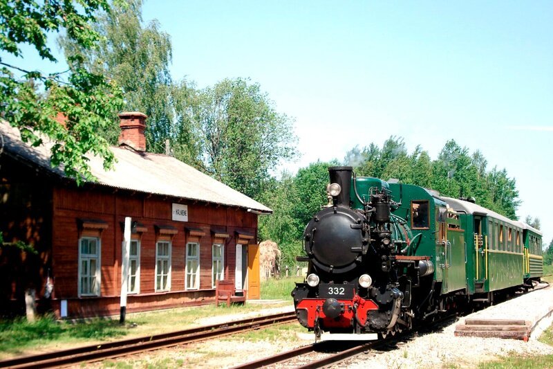 Der Historischer Zug Marisa in Lettland. – Bild: SWR/​Michael Mattig-Gerlach