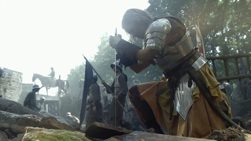 Mit der Befreiung Orléans 1429 wird die junge Heldin Jeanne d’Arc zu einer sagenumwobenen Gestalt der französischen Geschichte. – Bild: ZDF und Martin Christ