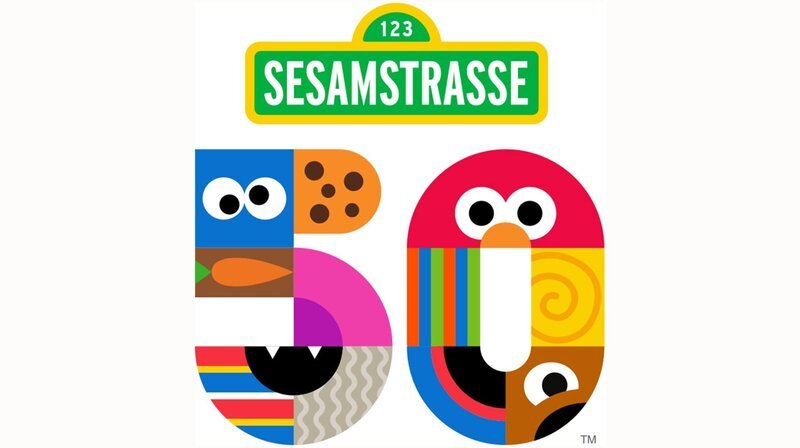 Logo zum Jubiläum 50 Jahre deutsche Sesamstraße – Bild: NDR/​Sesame Workshop