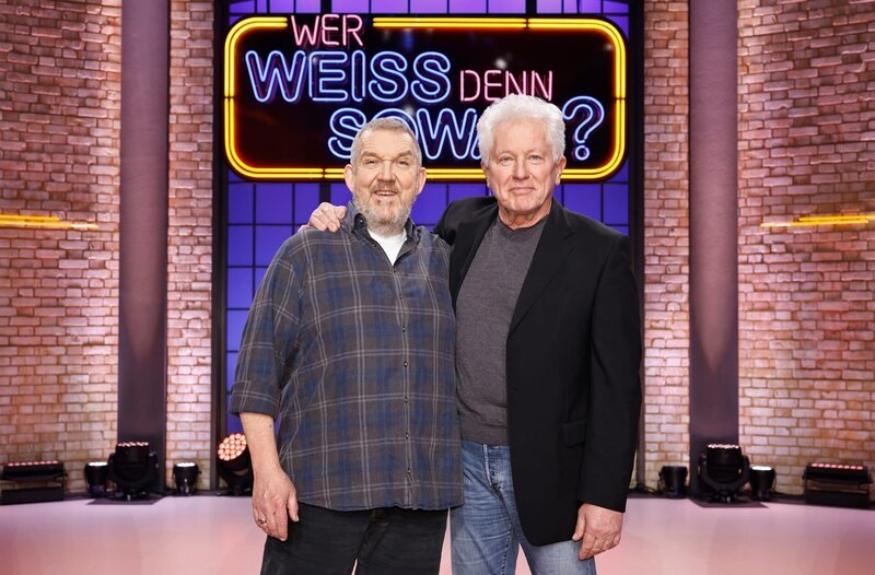 Die Kandidaten: Der Schauspieler Dietmar Bär (l.) und der Schauspieler und Musiker Miroslav Nemec (r.). – Bild: ARD/​Morris Mac Matzen