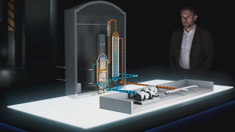 Warum konnten alle Sicherheitssysteme im Atomkraftwerk von Three Mile Island die Kernschmelze nicht verhindern? Dr. Andrew Steele und seine Kollegen finden es heraus. – Bild: Blue Ant International Limited/​WeltN24 GmbH