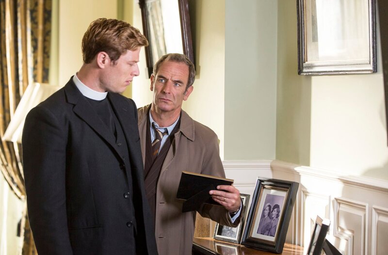 v.l. Sidney Chambers (James Norton), Geordie Keating (Robson Green) – Bild: WDR/​ITV