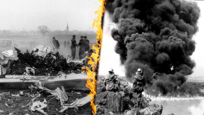 Ein Absturz bei Dresden und ein Bohrturmunglück schwächen die junge DDR-Industrie. – Bild: ZDF und BStU /​ Gerd Seemann