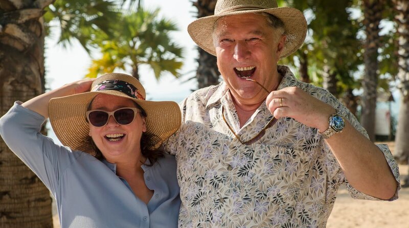 Tanja (Marie Gruber) und Ottmar (Veit Stübner) wagen den Neubeginn. – Bild: BR/​NDR/​Achim Poulheim