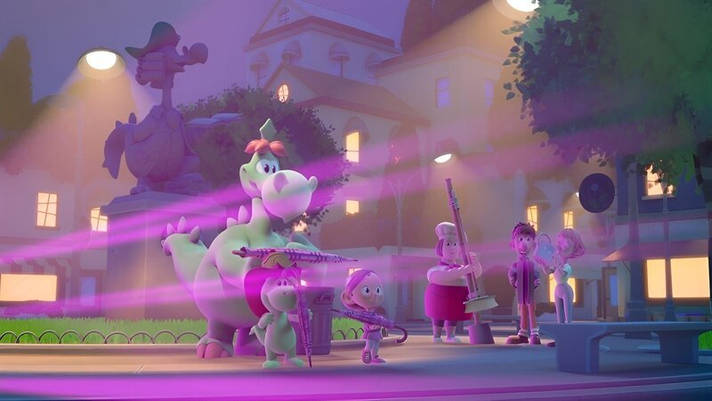 Grisu und die Drachenstädter All-Star-Band begeistern ihr Publikum. – Bild: ZDF/​2023 MONDO TV Group/​Pagot/​Calidra/​T2T/​ZDFS