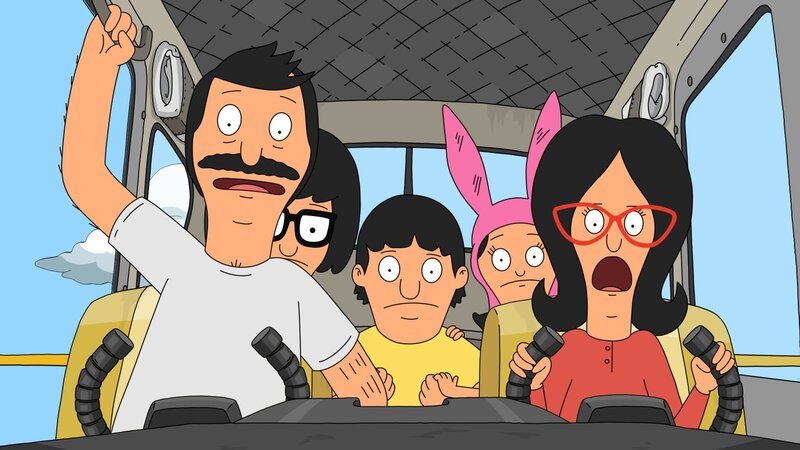 L-R: Bob, Tina, Gene, Louise, Linda – Bild: FOX /​ 2013 FOX BROADCASTING /​ BOB’S BURGERS and 2013 TCFFC ALL RIGHTS RESERVED.