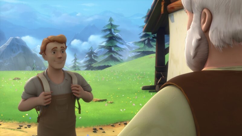 „Heidi 3D“, „Ein alter Freund?“. – Bild: ZDF/​Studio 100 Animation/​Heidi Productions Pty. Limited