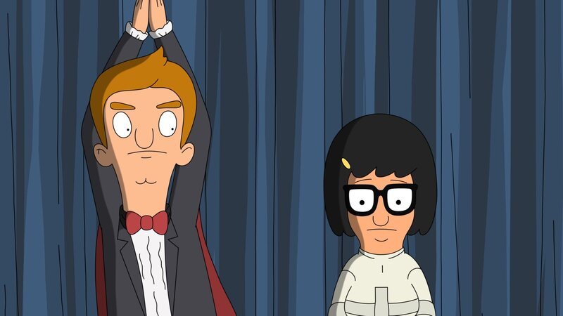 L-R: Jimmy, Tina – Bild: ViacomCBS /​ FOX /​ 2014 FOX BROADCASTING /​ BOB’S BURGERS and 2014 TCFFC ALL RIGHTS RESERVED