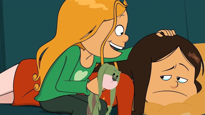 Marine versucht Wendy aufzumuntern. Die Aussicht auf ein Wochenende ohne Max macht Wendy fertig und liebeskrank. – Bild: NDR/​Bamboo Production/​Samka Productions