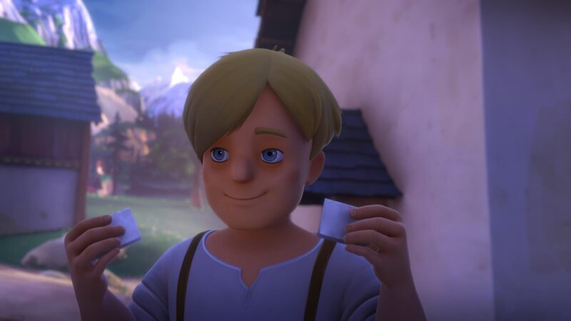 Karl gibt den ersten Hinweis. – Bild: ZDF/​Studio 100 Animation/​Heidi Productions Pty. Limited