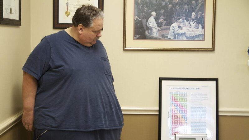 Chuck being weighed at Dr. Nowzaradan’s office. – Bild: Discovery Communications