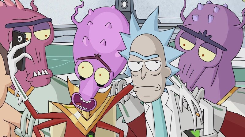 Prince Nebulon (2.v.l.), Rick (2.v.r.) – Bild: Paramount