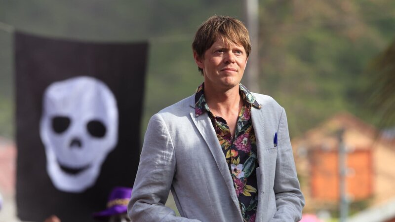 Humphrey (Kris Marshall) steht bei diesem Fall vor einem Rätsel. Wurde das Opfer wirklich von einem Geist getötet? – Bild: ZDF