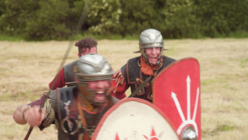 Römische Krieger. – Bild: Windfall Films Ltd /​ Windfall Films Ltd