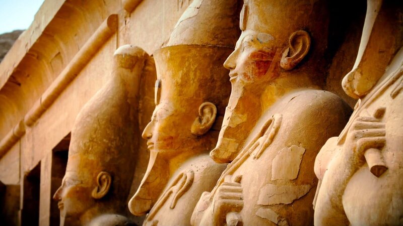 Sculpture at Luxor Temple – Bild: Elspeth Livingstone /​ Windfall Films Ltd /​ Photobank 36810_ep410_016. /​ Windfall Films Ltd