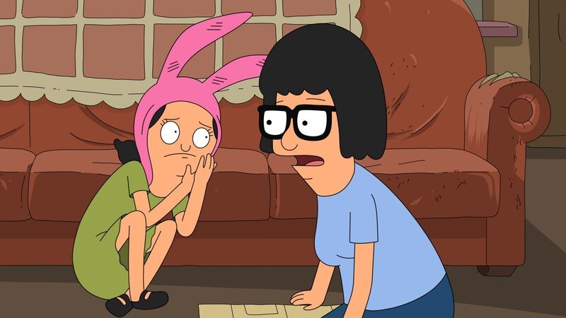 L-R: Louise und Tina – Bild: ViacomCBS /​ FOX /​ 2013 FOX BROADCASTING /​ BOB’S BURGERS and 2014 TCFFC ALL RIGHTS RESERVED.