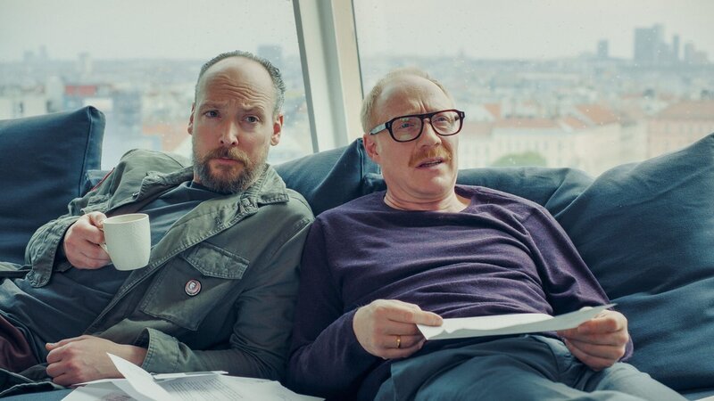 v.li.: Günter Tichy (Aleksandar Petrovic), Pius Sund (Simon Schwarz) – Bild: ORF/​MR Film