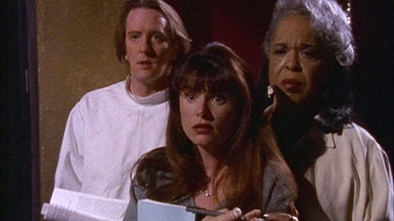 Andrew (John Dye), Monica (Roma Downey), Tess (Della Reese). – Bild: Bibel TV