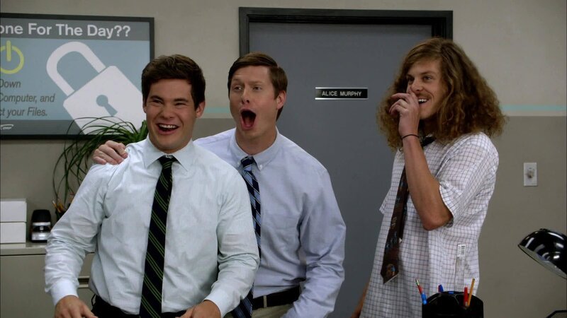 (v.l.n.r.) Adam DeMamp (Adam DeVine); Anders Holmvik (Anders Holm); Blake Henderson (Blake Anderson) – Bild: Comedy Central