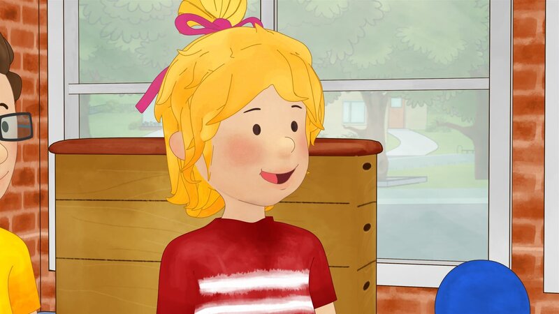 Conni freut sich auf ihre erste Turnstunde. – Bild: Henning Windelband (Youngfilms GmbH)