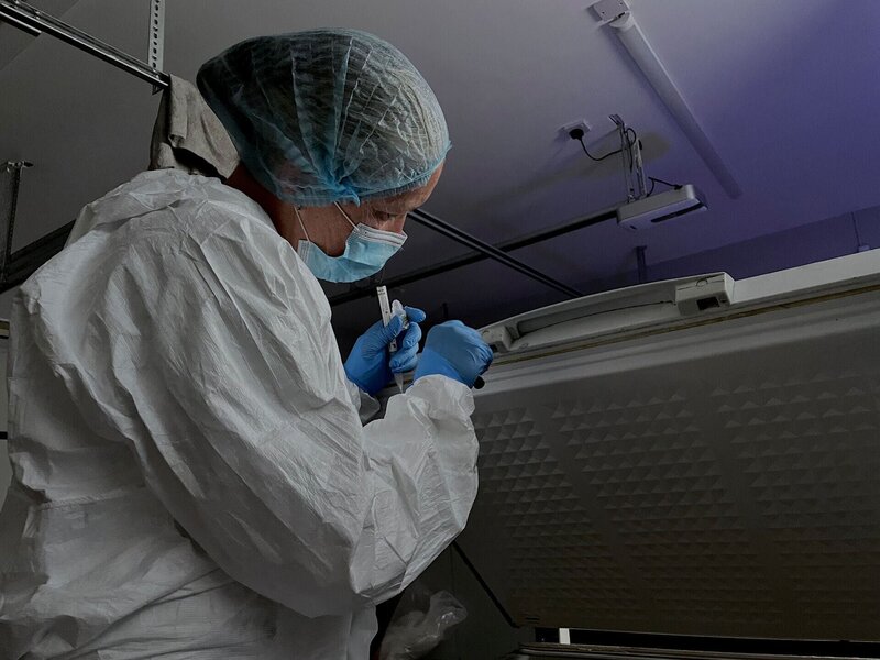 Forensic pathologist – Bild: Crime + Investigation /​ Spun Gold TV production