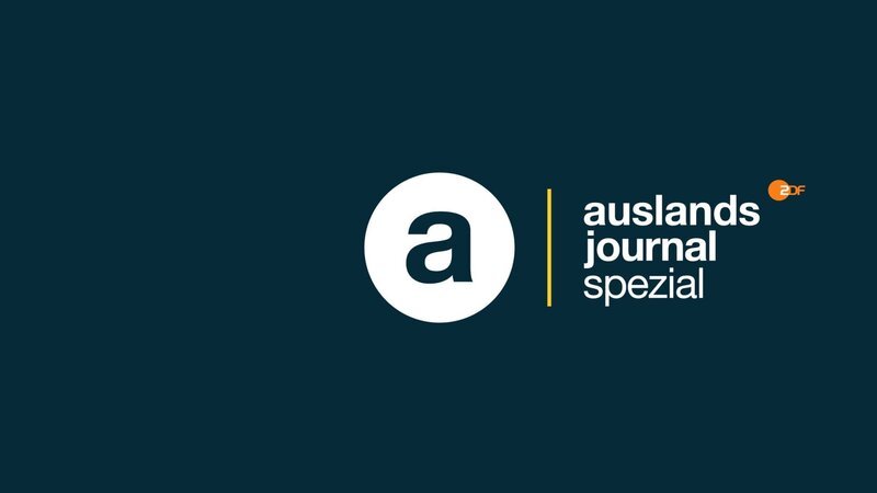 Logo „auslandsjournal“. – Bild: ZDF Logo „auslandsjournal“. – Bild: ZDF