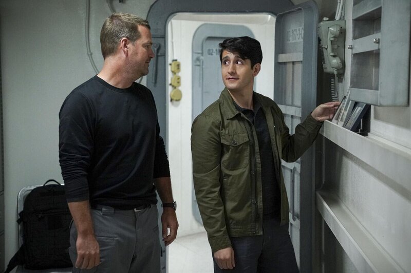 G. Callen (Chris O’Donnell, l.); Ehsan Navid (Wesam Keesh, r.) – Bild: CBS Broadcasting, Inc. /​ Monty Brinton