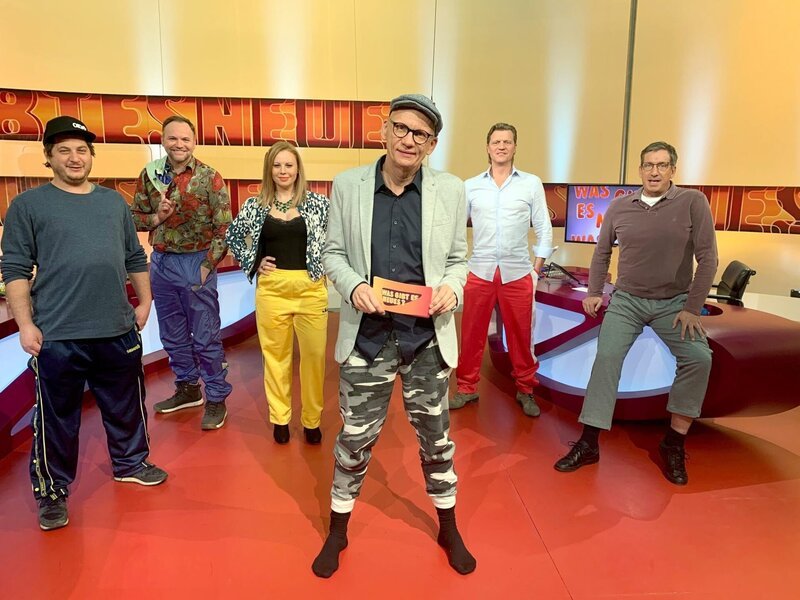 David Scheid, Thomas Stipsits, Katharina Straßer, Oliver Baier, Gery Seidl, Viktor Gernot. – Bild: ORF