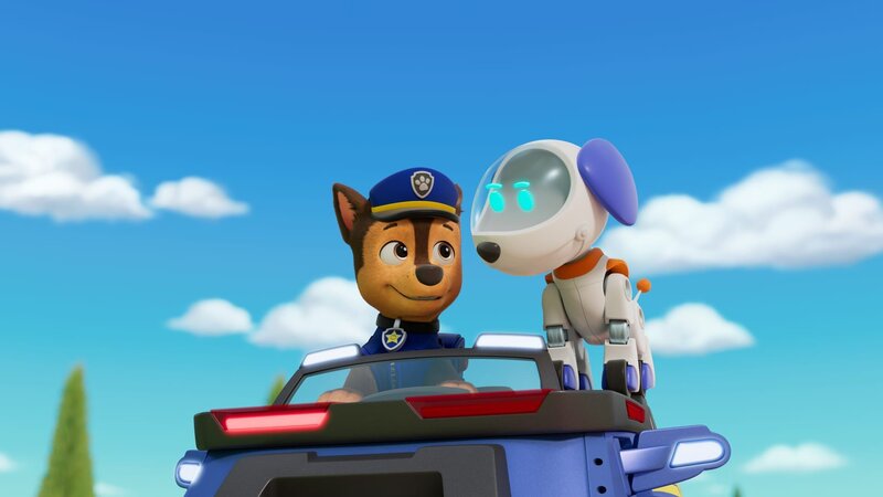v.li.: Chase, Robo-Dog – Bild: Paramount