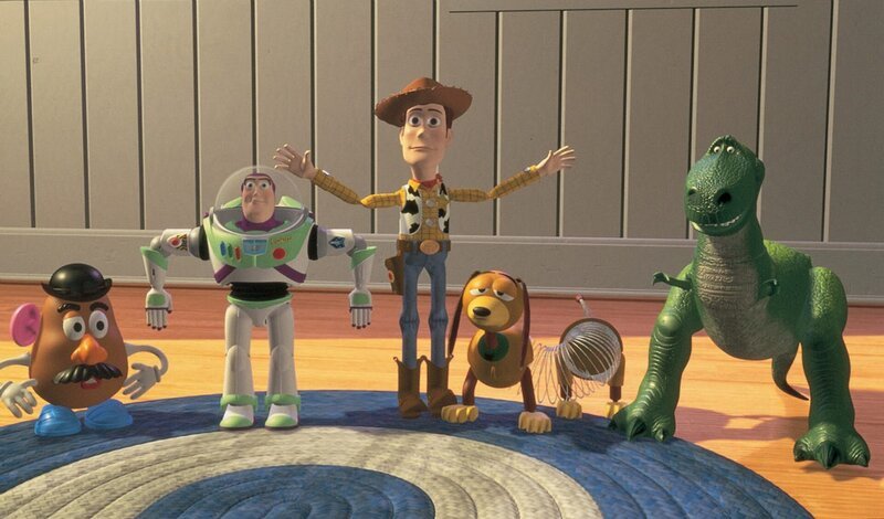 L-R: Mr. Potato Head, Buzz Lightyear, Woody, Slinky Dog, Rex – Bild: 2013 The Walt Disney Company Germany