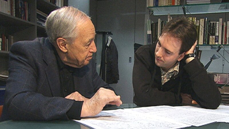 Sternstunde Musik Pierre Boulez: Die Zukunft der Musik als Vermächtnis Pierre Boulez mit Johannes Boris Borowski – Bild: SRF/​Euroarts Entertainment