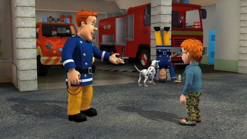 Norman möchte sich Schnuffi als Hütehund ausleihen. – Bild: KI.KA/​HIT Entertainment