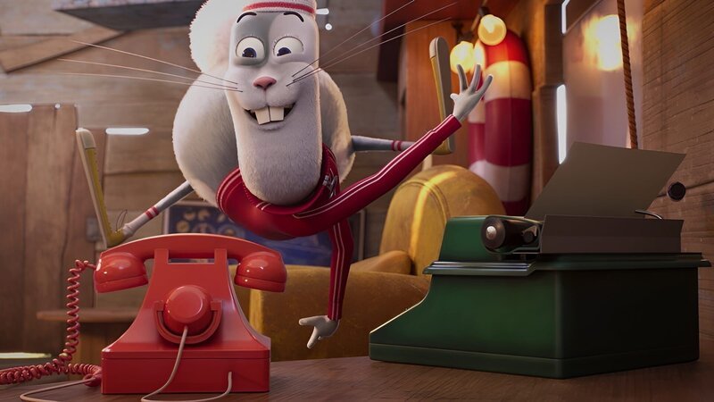 Maggie stürmt zum Telefon. – Bild: KiKA/​KiKA/​2022 Sixteen South/​Mikros Animation IP/​Tencent