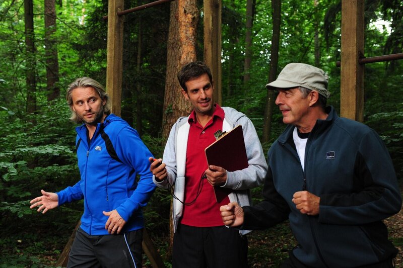 (v.l.n.r.) Michael (Erich Altenkopf); Nils (Florian Stadler); André (Joachim Lätsch) – Bild: ARD /​ Ann Paur