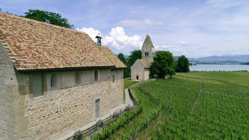 Mittelalterliche Kirche auf der Ufenau. – Bild: ZDF und SRF/​Docstation