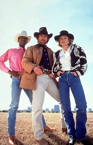 Francis Gage (Judson Mills), Cordell Walker (Chuck Norris) und  James Trivette (Clarence Gilyard Jr.) – Bild: TV4