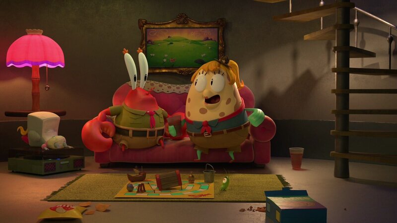 L-R: Mr. Krabs, Mrs. Puff – Bild: ViacomCBS