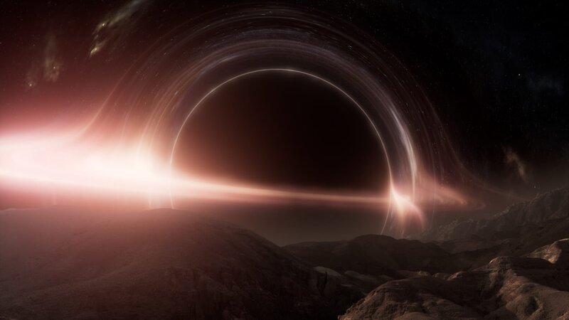 Sagittarius A*, das supermassereiche Schwarze Loch im Zentrum unserer Galaxie hat die Kraft, jeden Planeten zu zerreißen, der ihm zu nahekommt. – Bild: ZDF