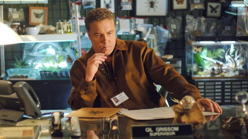 Grissom (William Petersen) und seine Leute erhalten endlich neue Hinweise auf den Modellmörder, doch zugleich ereignen sich zahlreiche Todesfälle, um die er sich mit seinem Team kümmern muss. – Bild: TVNOW /​ CBS