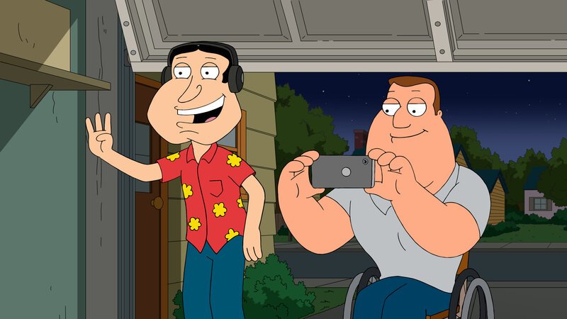 Glenn Quagmire (l.); Joe Swanson (r.) – Bild: Fox and its related entities. All rights reserved.