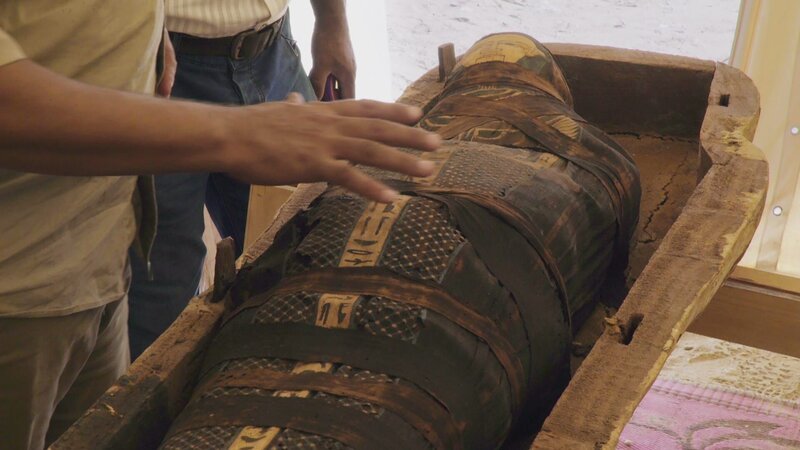 Mit Röntgentechnik werden die Mumien untersucht. Sie können Rückschlüsse über Größe, Alter und Krankheiten des Toten liefern. – Bild: ZDF und Viacom International Inc.