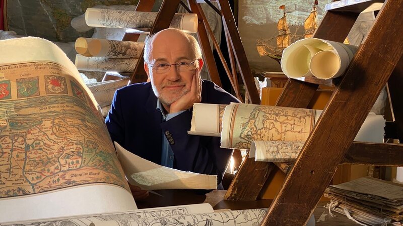 In der 5. Staffel der „Ungelösten Fälle der Archäologie“ begibt sich Harald Lesch auf die Suche nach Verschollenem. Die Bandbreite reicht von Schiffen über Armeen bis hin zu ganzen Städten. – Bild: ZDF und Axel Sand