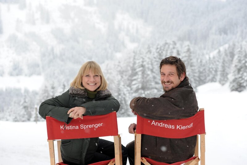 Kristina Sprenger (Karin Kofler), Andreas Kiendl (Klaus Lechner). – Bild: ORF (FS1/​FS2)