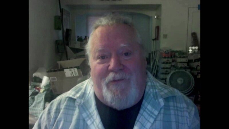 Von den Tausenden von Augenzeugen war David Parker einer der wenigen, die das Raumschiff aus nächster Nähe sehen konnten. – Bild: WELT