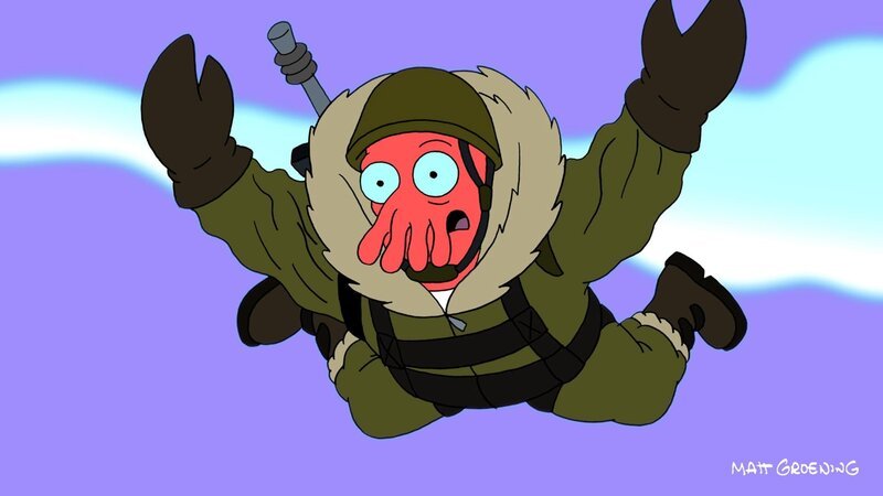 Zoidberg hat mal wieder ganz schönen Unfug angestellt. Kein Wunder, dass ihn die Crew loswerden will … – Bild: 2011 Twentieth Century Fox Film Corporation. All rights reserved. Lizenzbild frei
