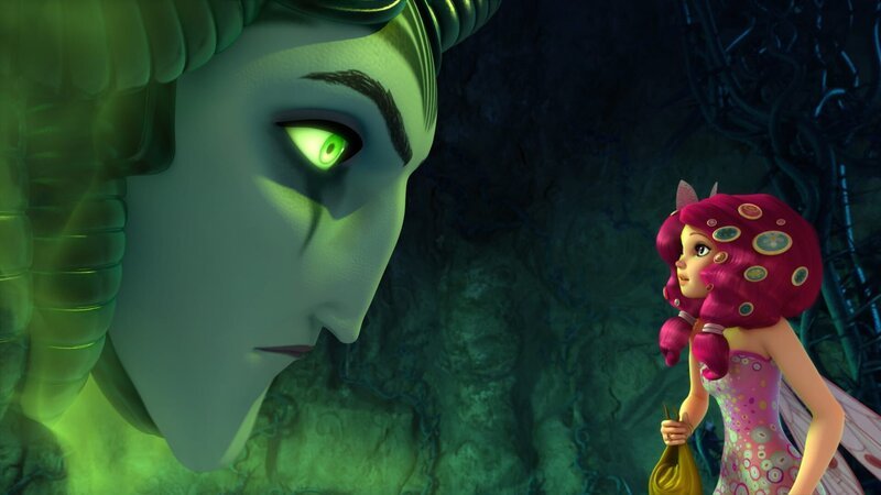 Mia wird Lord Dragon vorgeführt. – Bild: ZDF/​2017 Hahn & m4e Productions